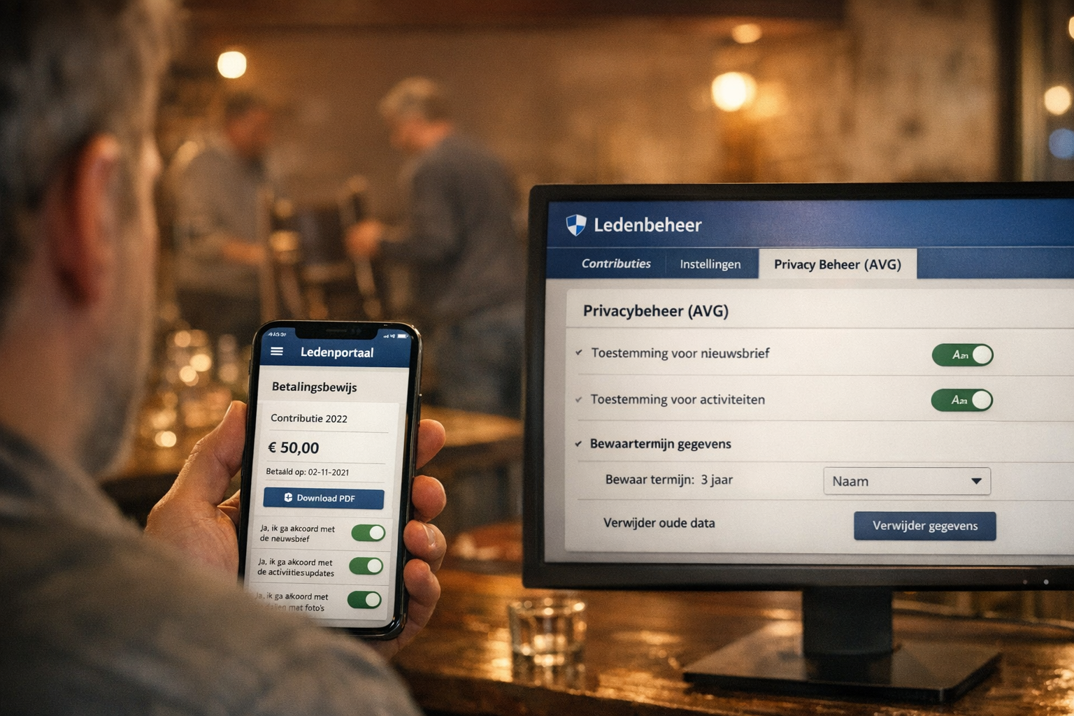 Automatische contributie-inning voor verenigingen