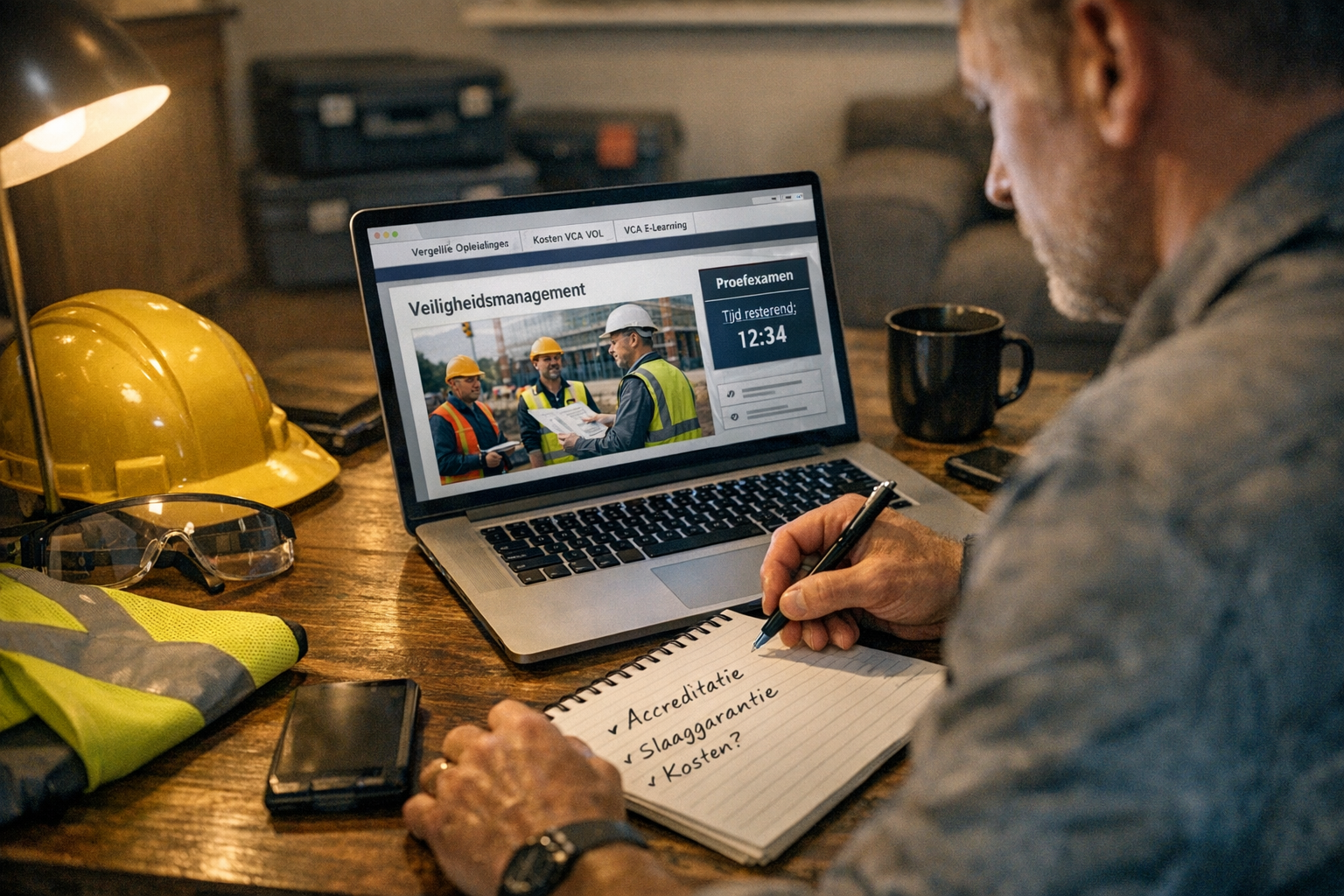 VCA VOL online certificaat behalen