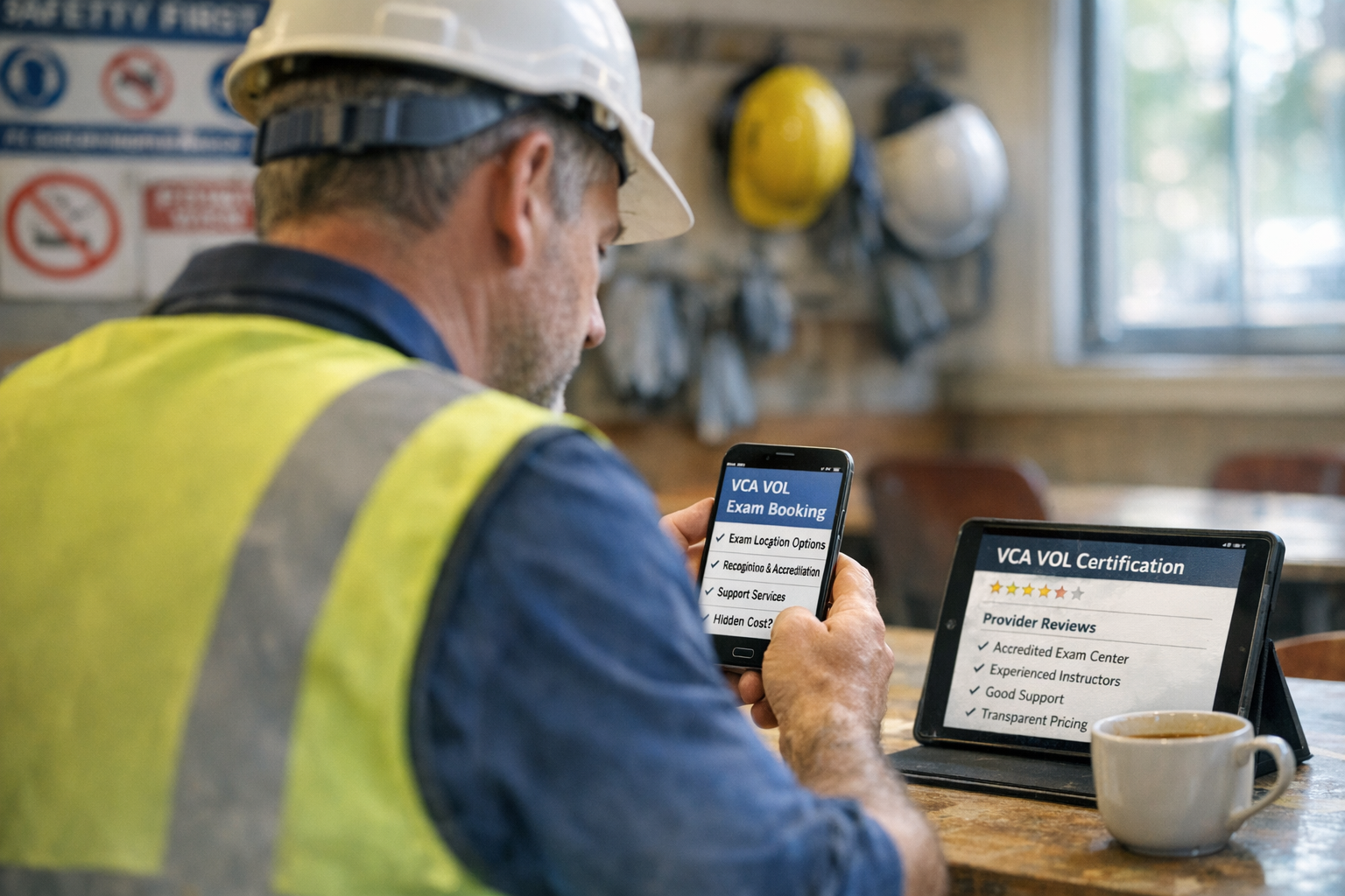 Online VCA VOL aanbieder kiezen