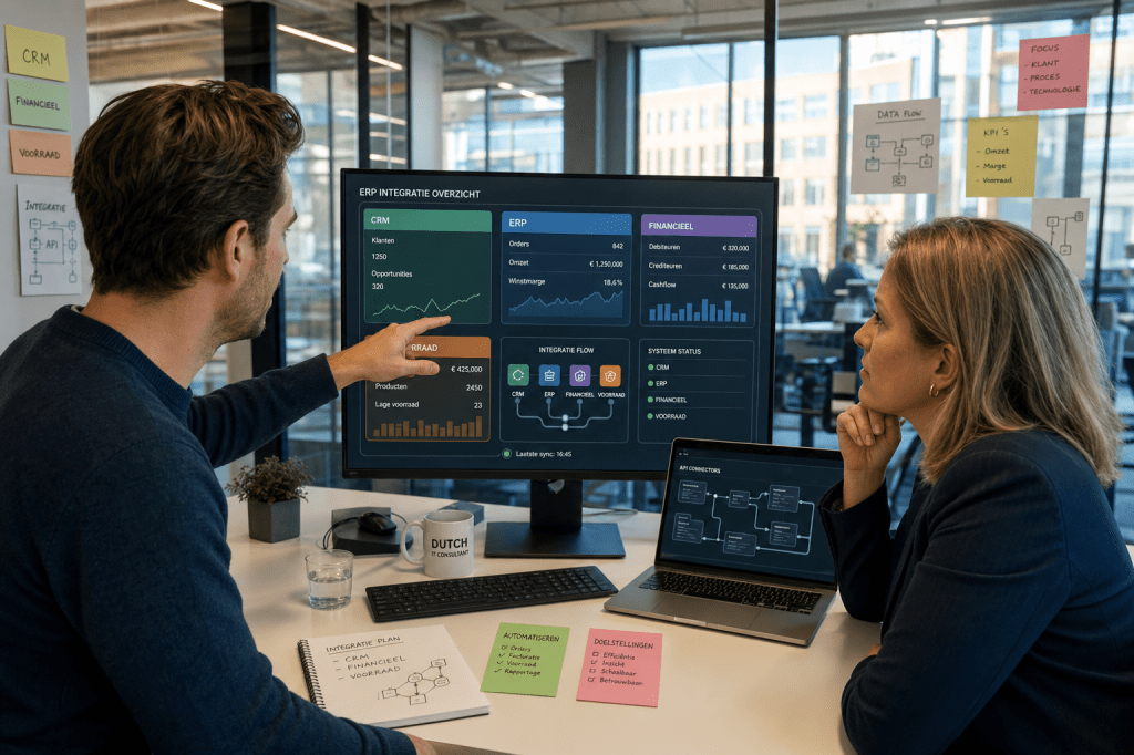 Hoe kies je ERP-software en bedrijfsapplicaties die écht goed integreren met je bestaande systemen (CRM, boekhouding en voorraadbeheer)?
